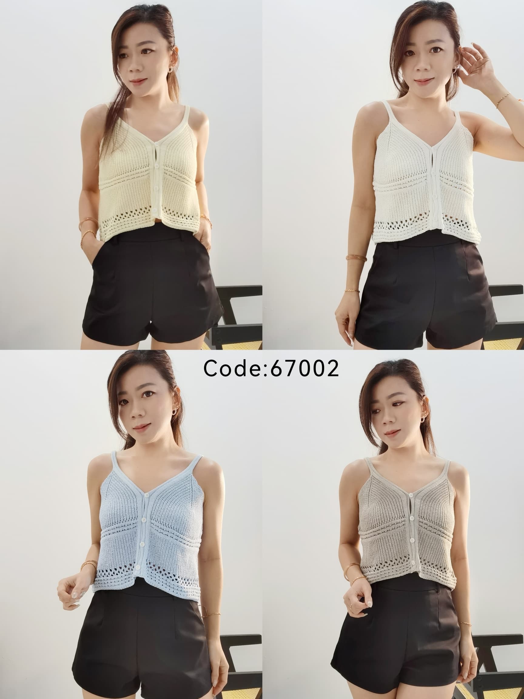 67002 SUMMER KNIT TOP 