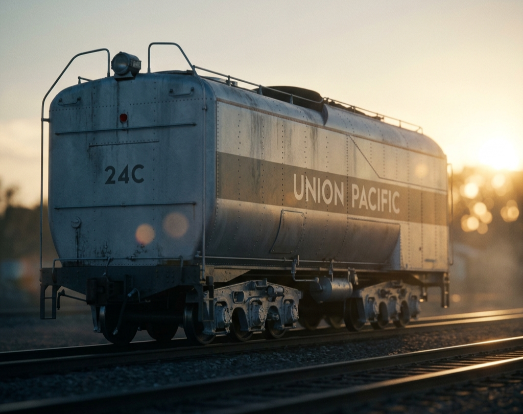 Scaletrains SXT32292 Union Pacific silver Water Tender HO-Scale