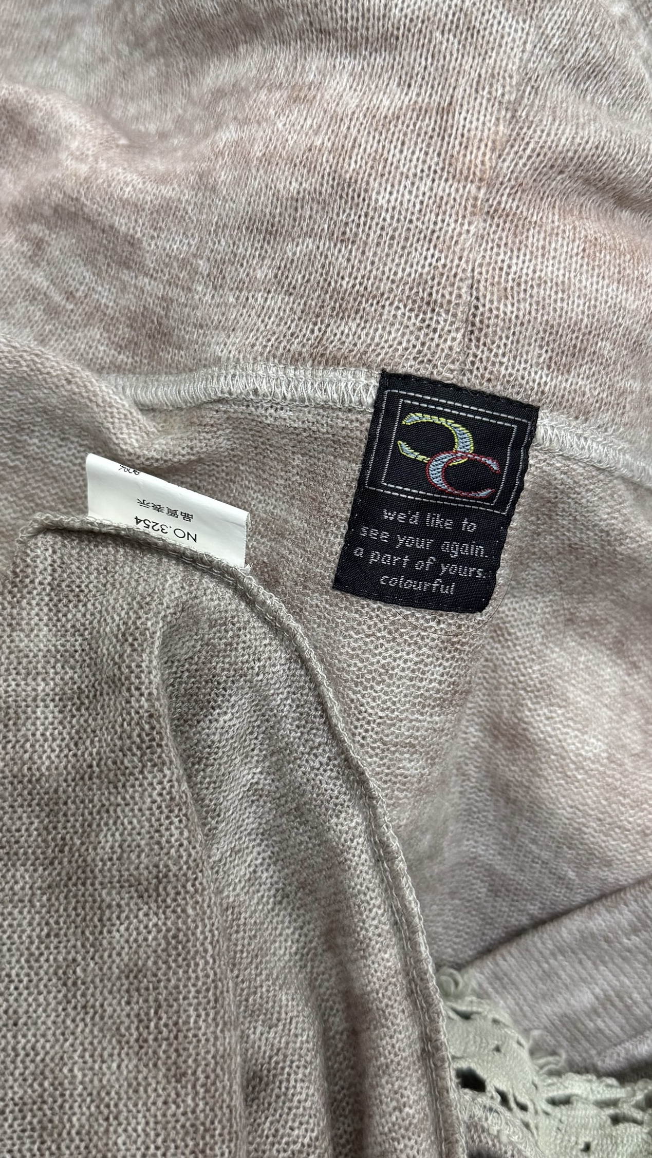 Lightweight Lace-Trim Hooded Cardigan