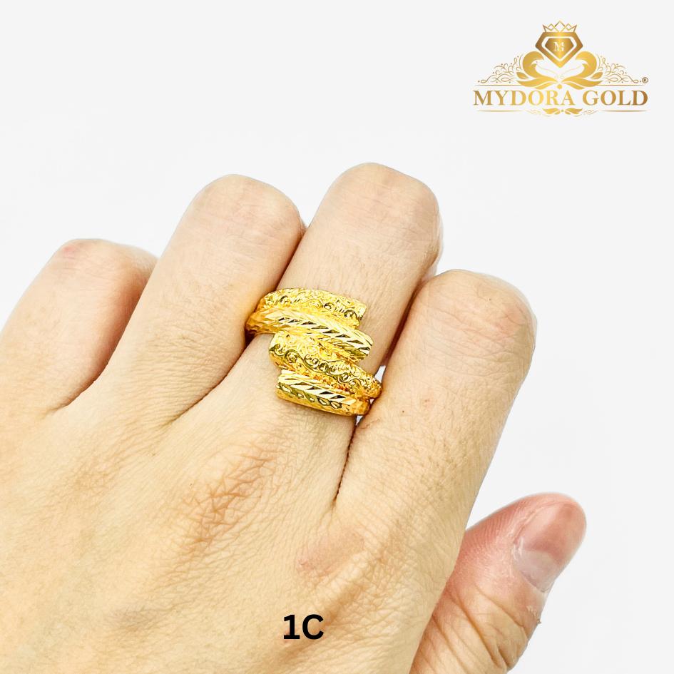 MYDORA Cincin Double Converge Pahat (5G) l EMAS 916/22K