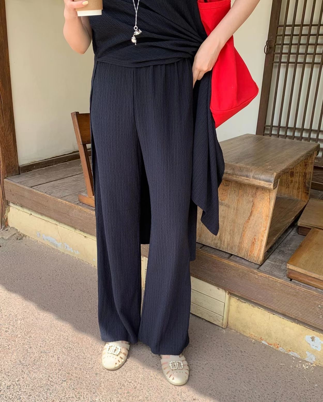 🇰🇷東大門女裝 | long T and pants