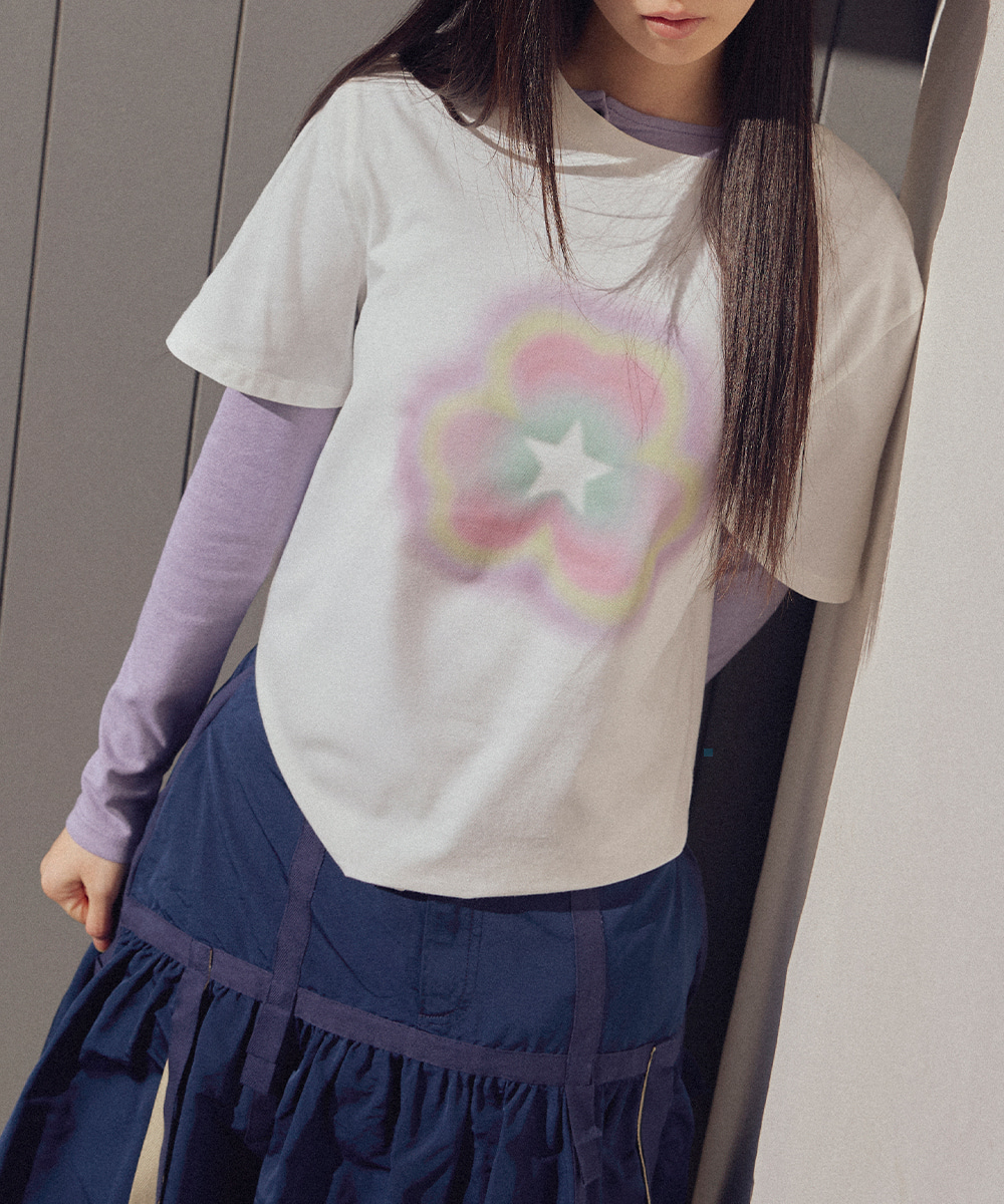 Rockfish Weatherwear × ILLIT｜Clover Half Sleeve Regular Fit T-Shirt