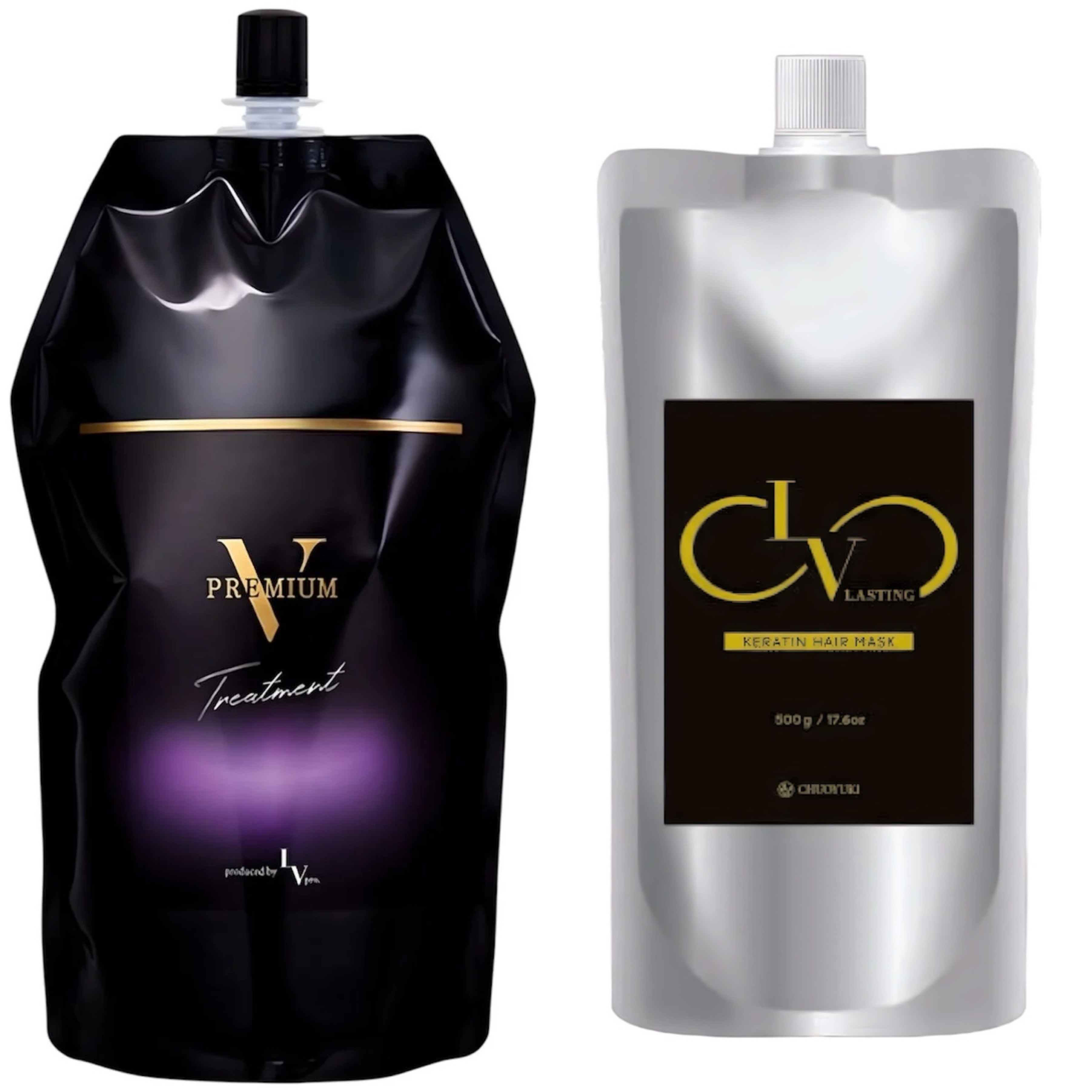 CHUOYUKI LV Pro V-Treatment + Keratin Hair Mask 水光鏡面角蛋白護理系統套裝 900g+500g