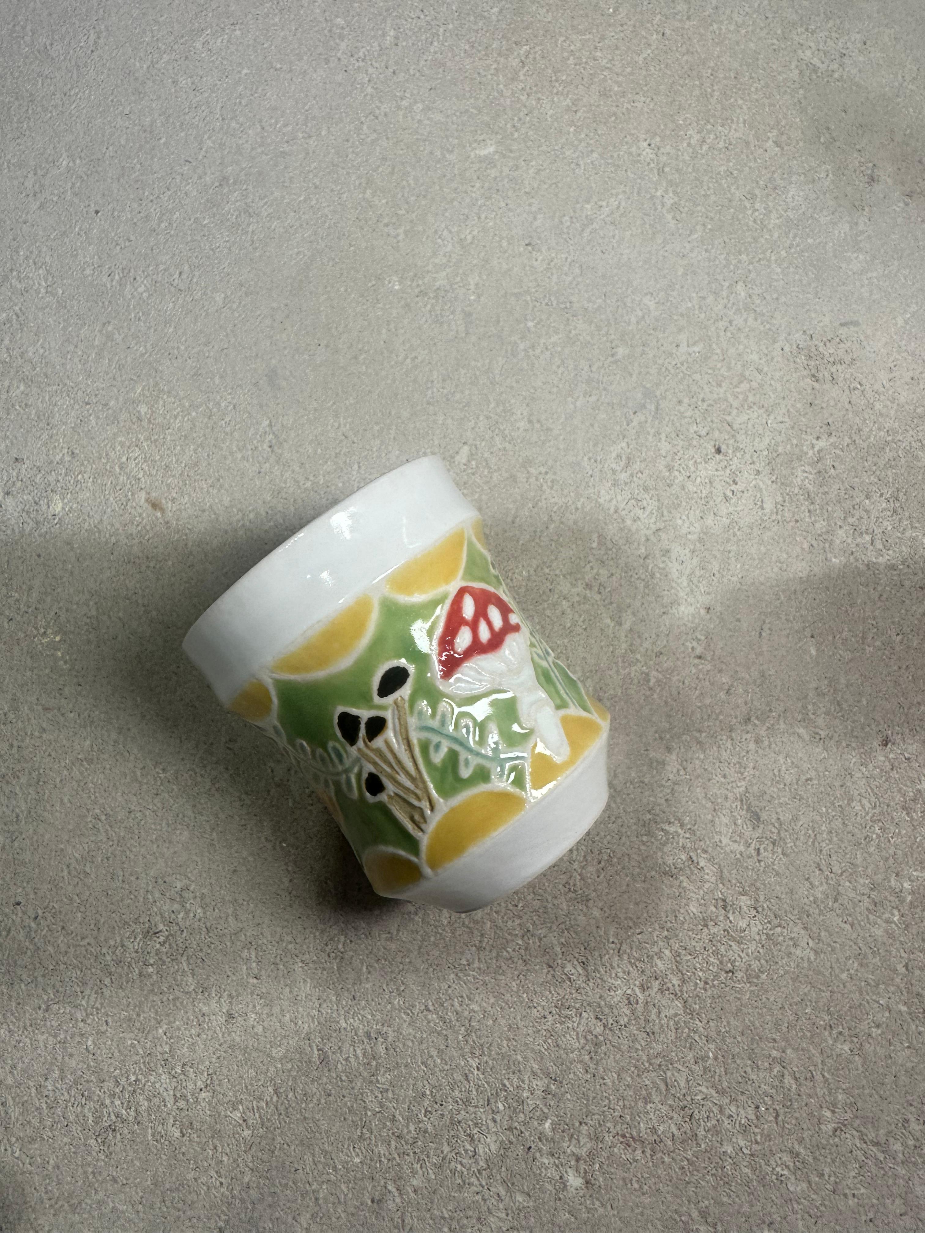CeramicL - Illustrated Porcelain Cup series