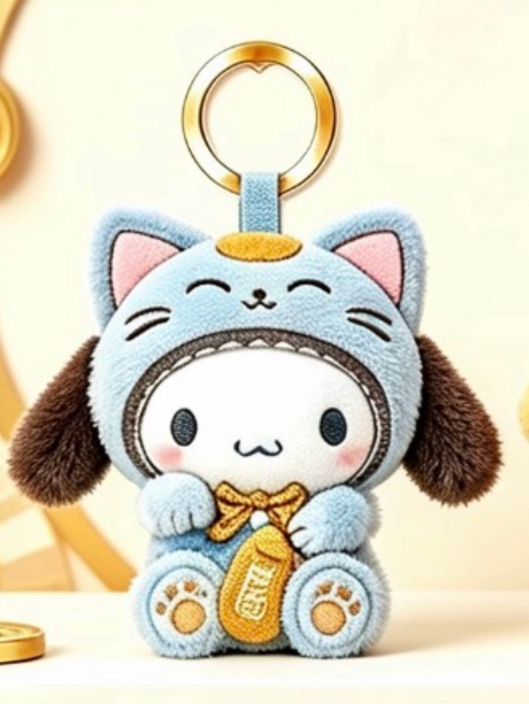 ［12月尾到貨] 12月新款Sanrio 招財貓公仔掛飾系列