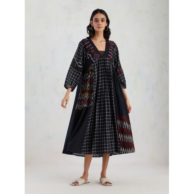 Jamdani V領/兩件套catalog 印度非物質文化遺產手工搖織 