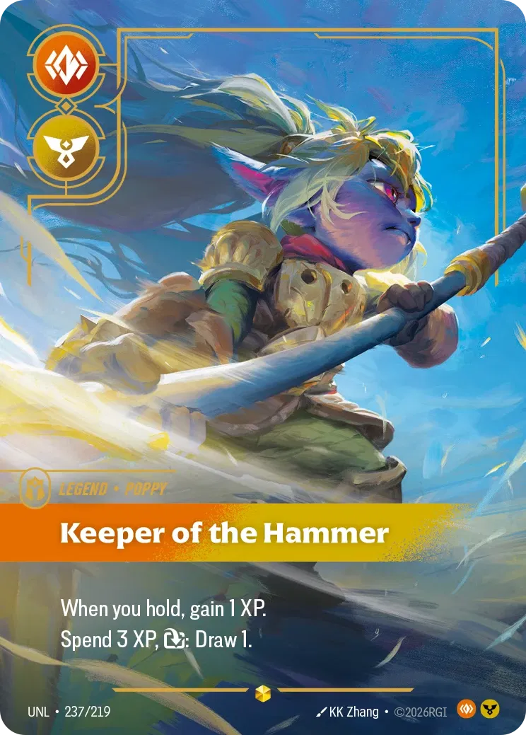 [ Unleashed - Overnumber ] UNL-237/219 Poppy Keeper of the Hammer