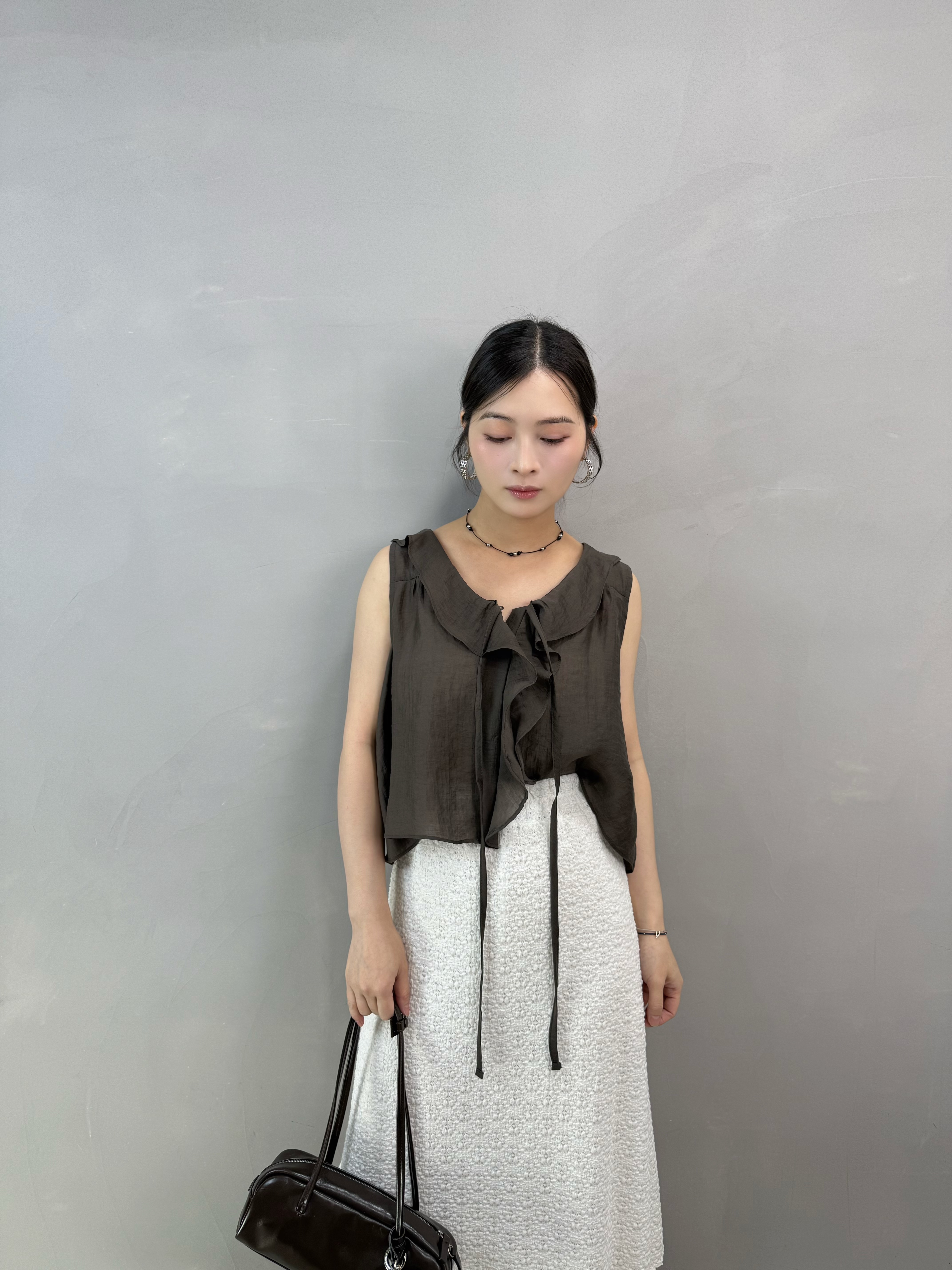 V71 Ruffle 滑料背心