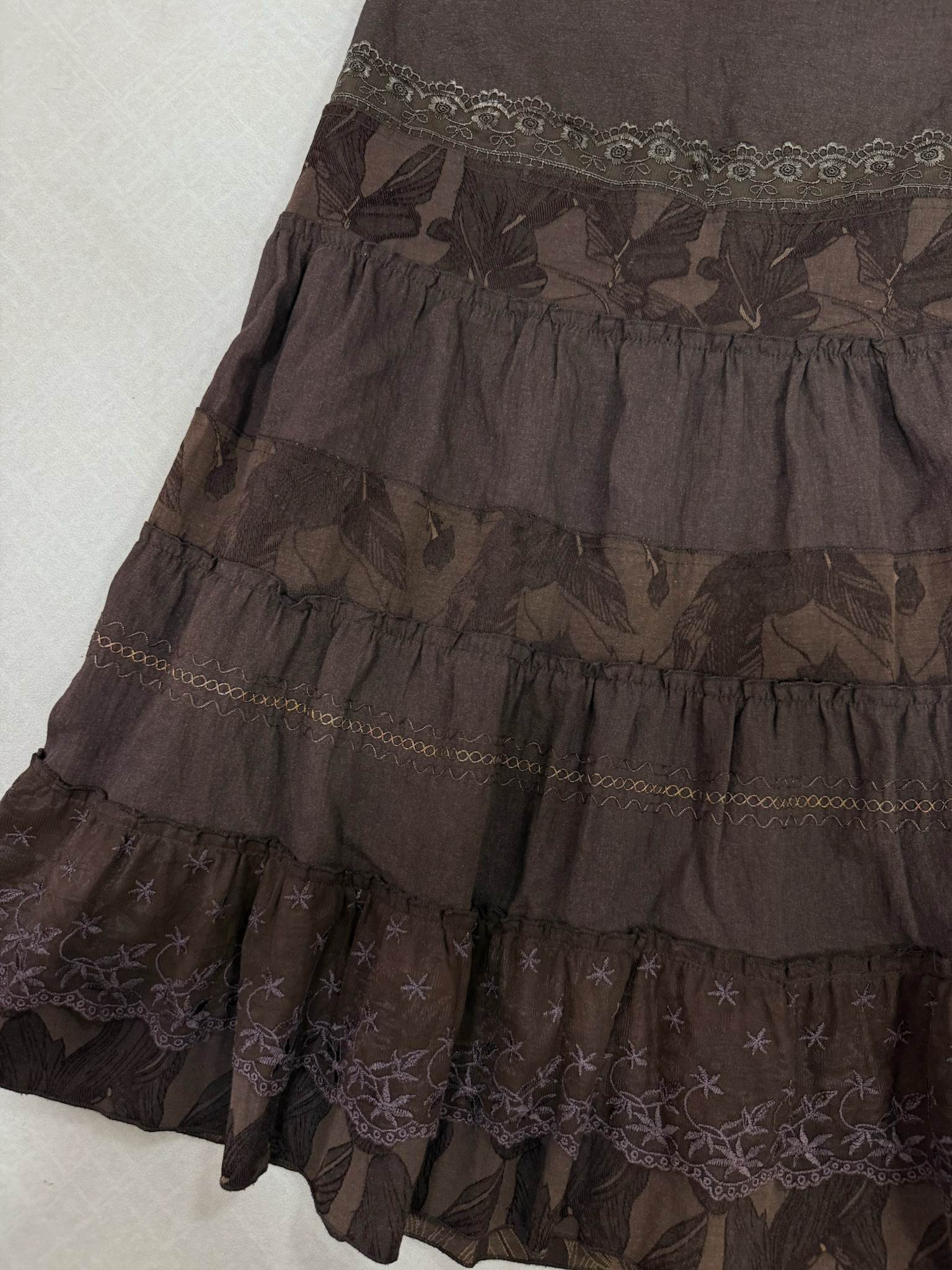 Vintage Embroidered Skirt