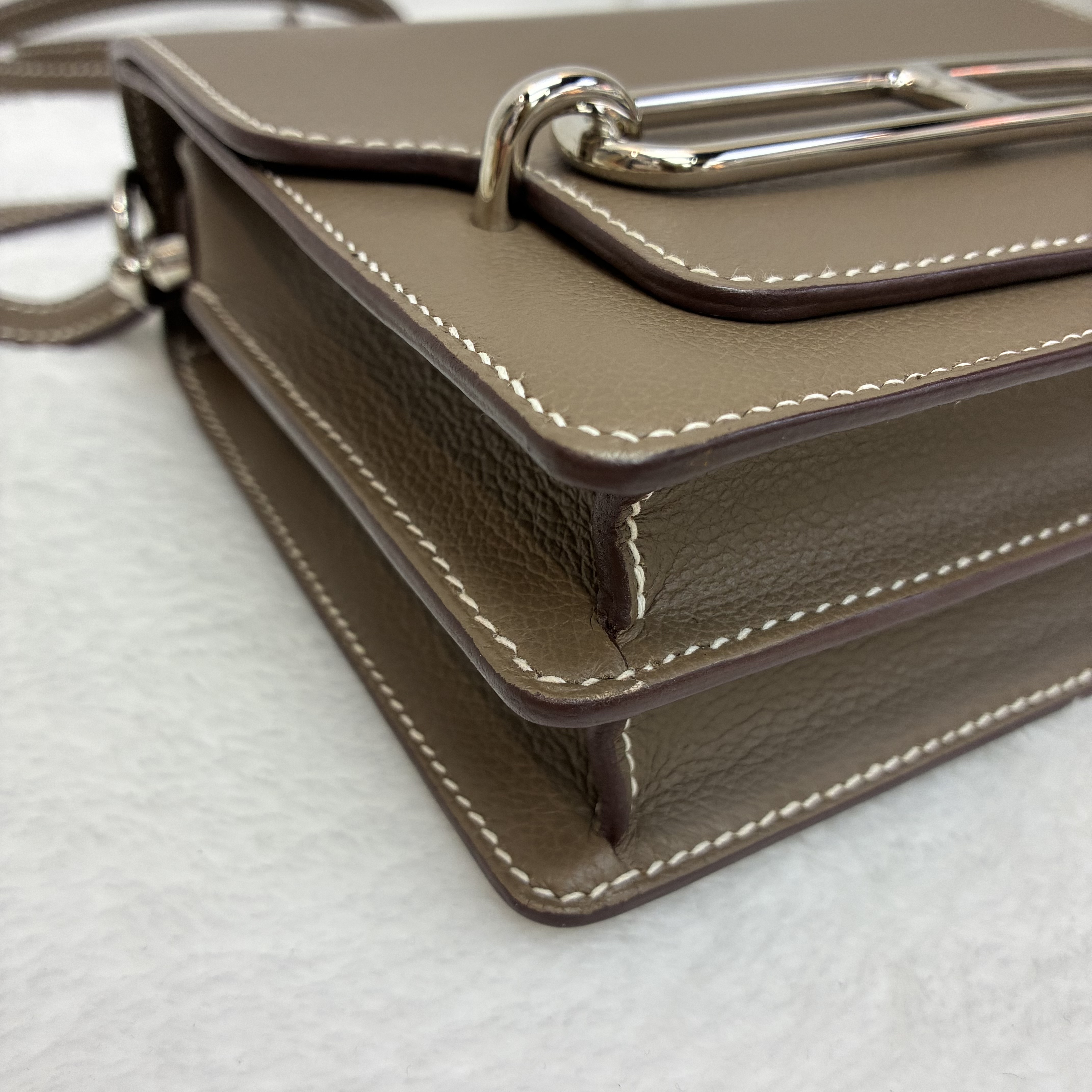 full set Hermes 大象灰 EC皮 豬鼻子 mini roulis🤎