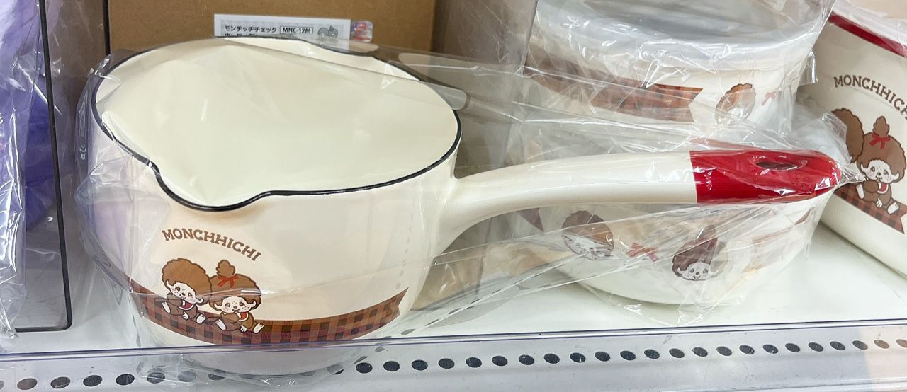 FUJIHORO MONCHHICHI 琺瑯牛奶鍋 - 03260147