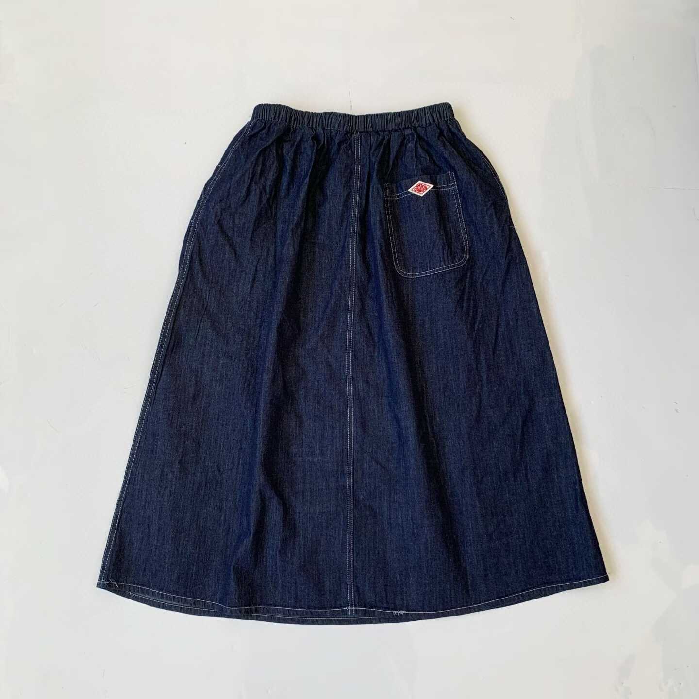 預訂 Danton鬆緊腰休閒牛仔裙 [貨號26A1410]