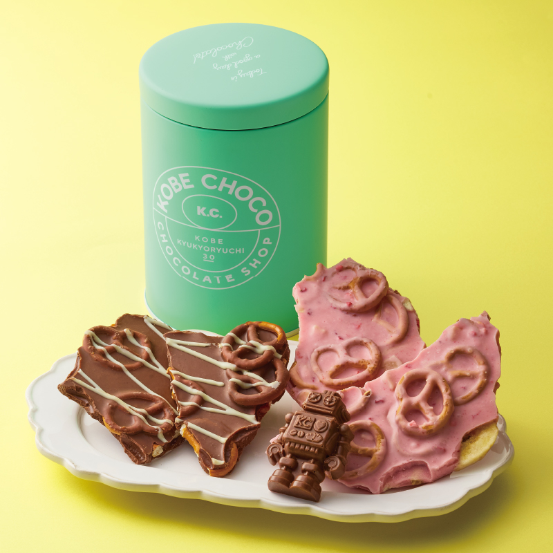KOBE CHOCO 神戶巧克力 綜合綠罐 (200G)