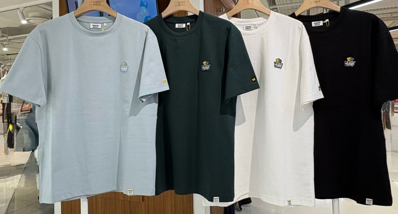 🌱​WACKY WILLY🌱 小黃人+花速乾男女同款tee 韓國連綫折扣💛 Size s -xL
