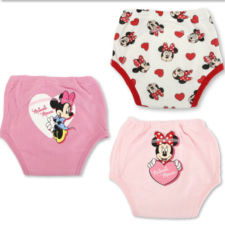 🇯🇵預訂 日本直送🇯🇵米妮人物印花三層學習褲三件套裝