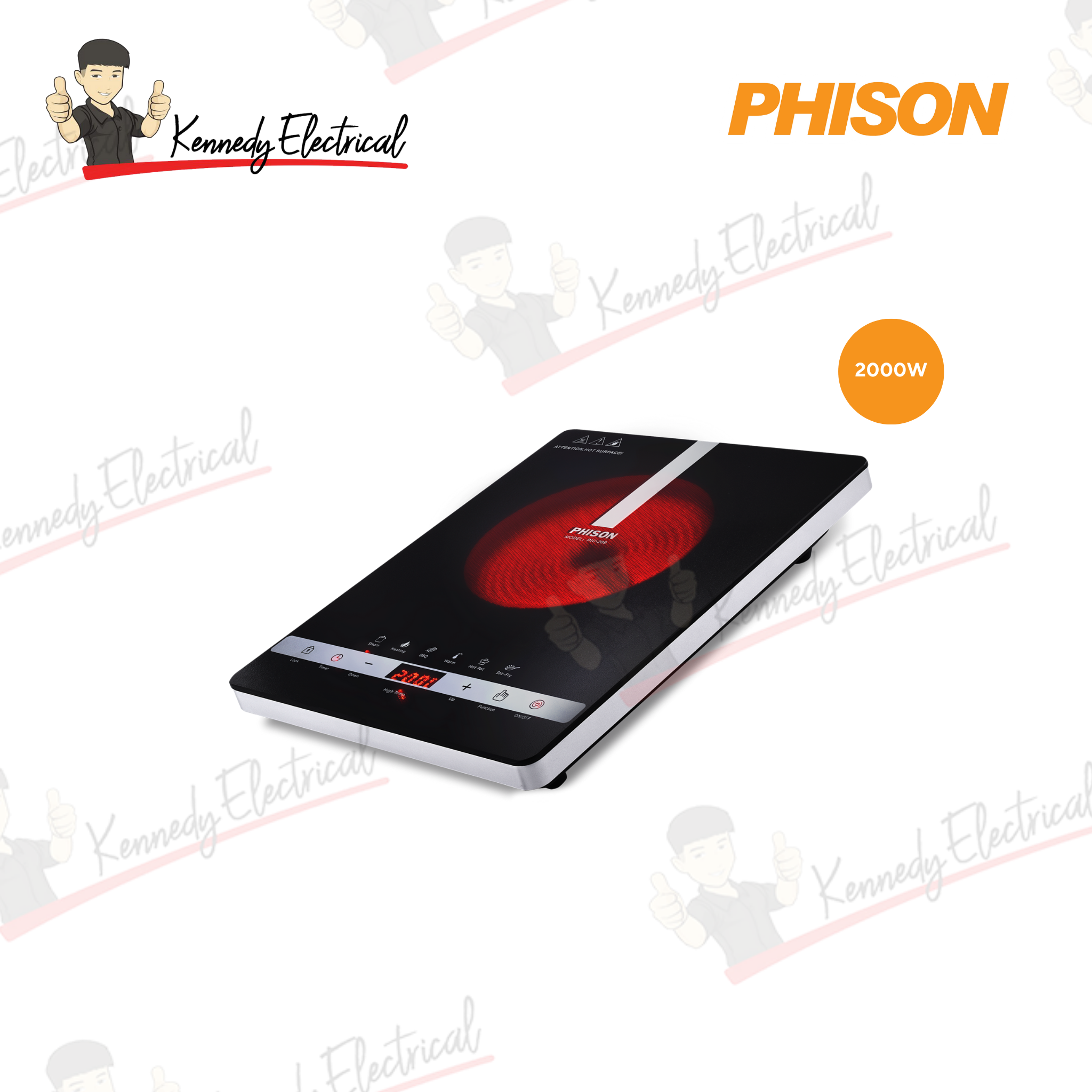 Phison 2000W Infrared Cooker PIC-209