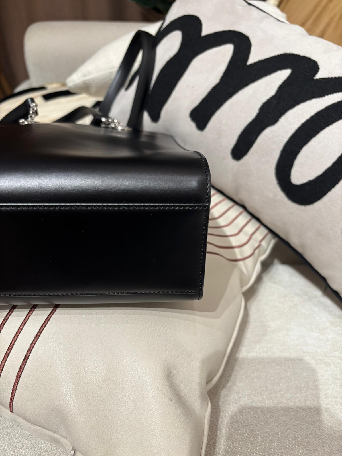 Cartier Shoulder Bag Black calfskin tote 100%Authentic, 95%New 
