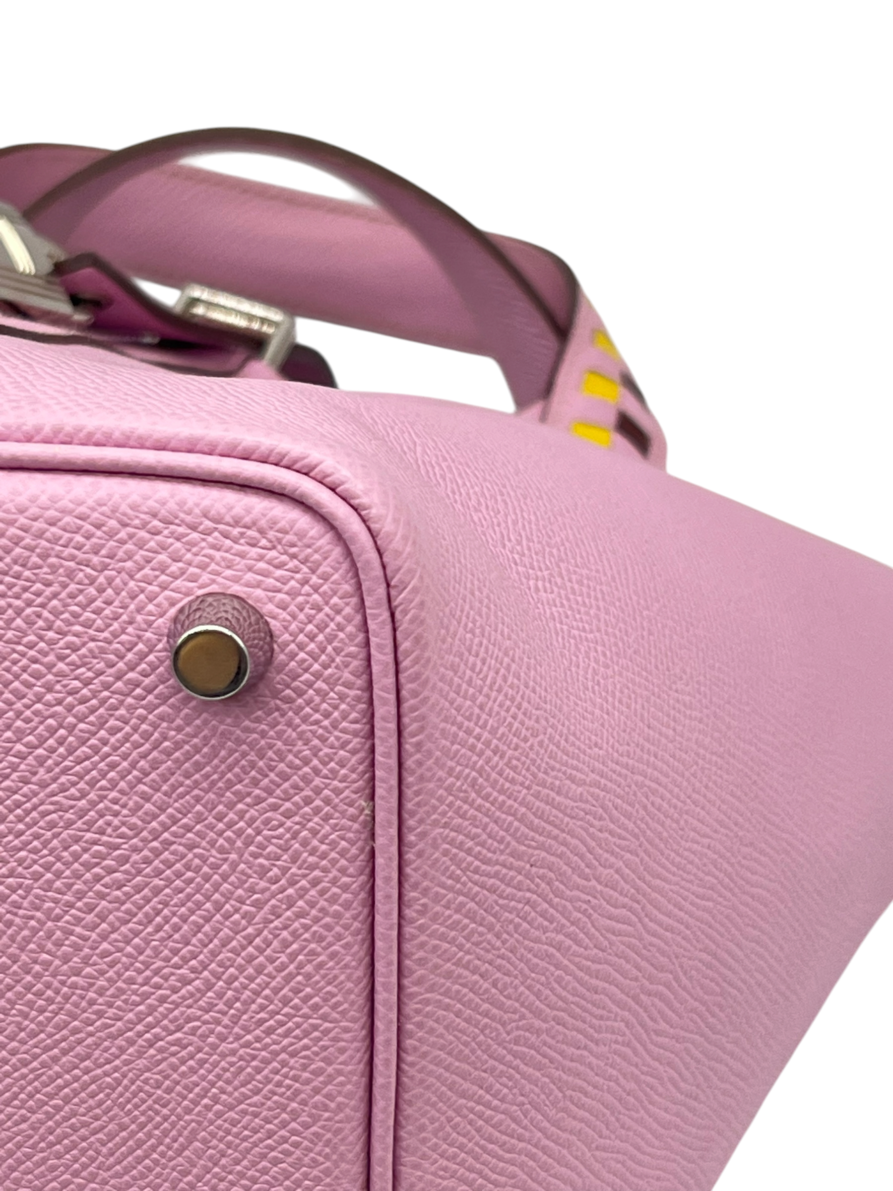 Pre-Owned HERMÉS Mauve Sylvestre Picotin Lock Tressage Stamp D / Product Code: 26050602