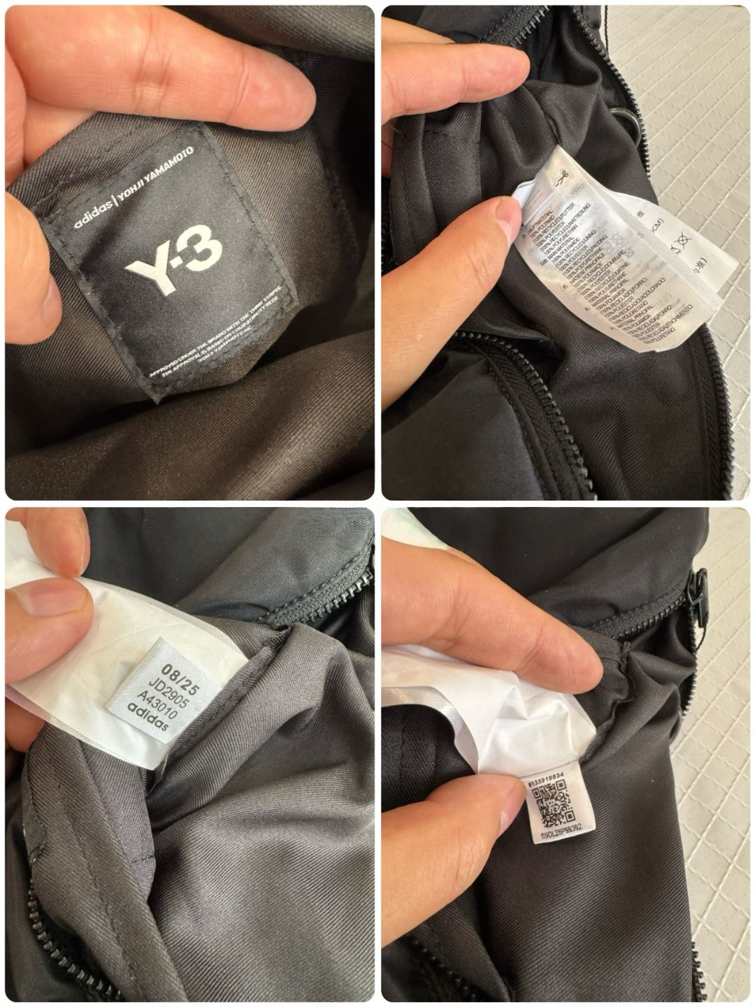Y-3 buckle-fastening messenger bag