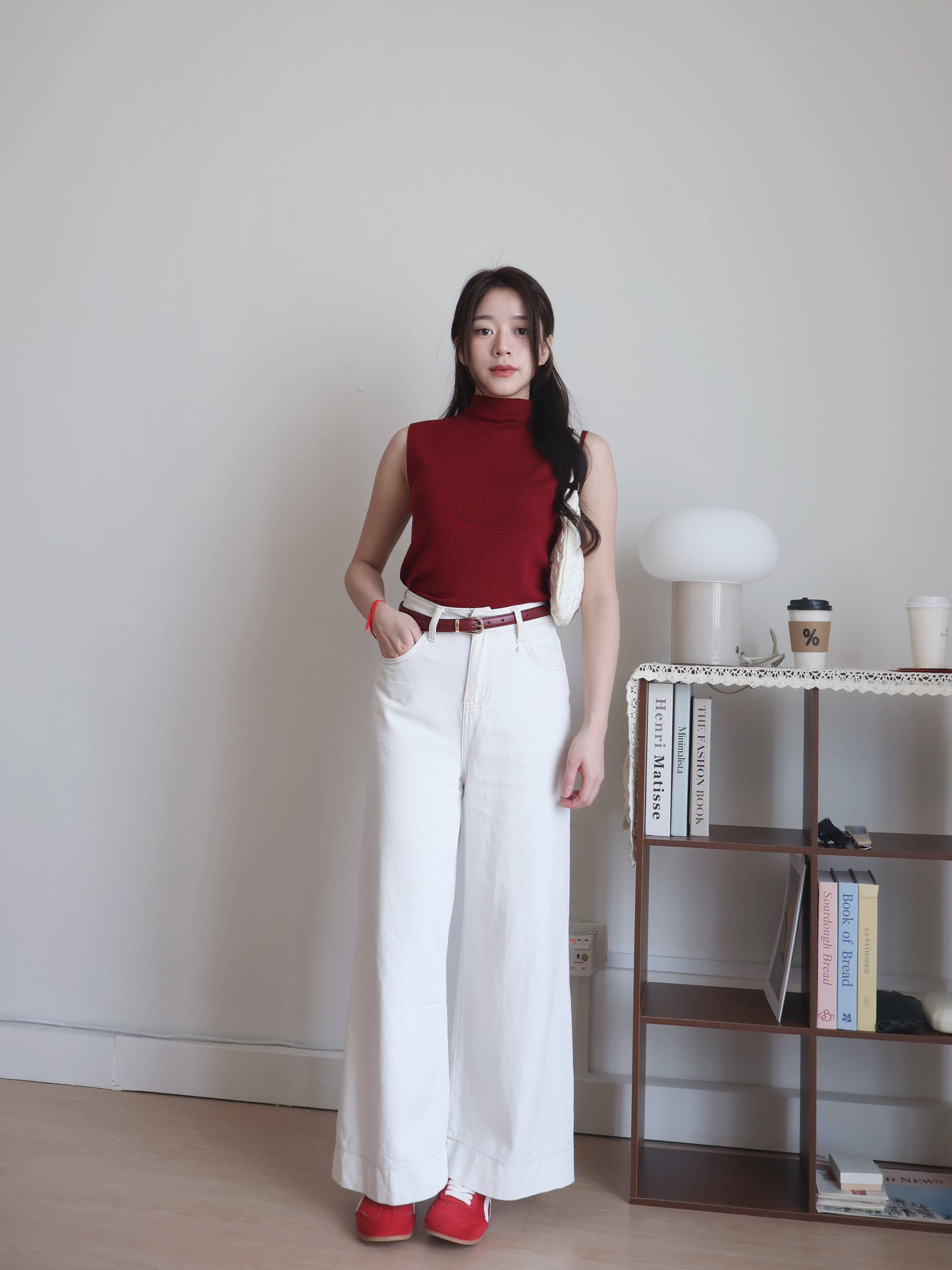 Asher Knitted Top | Red