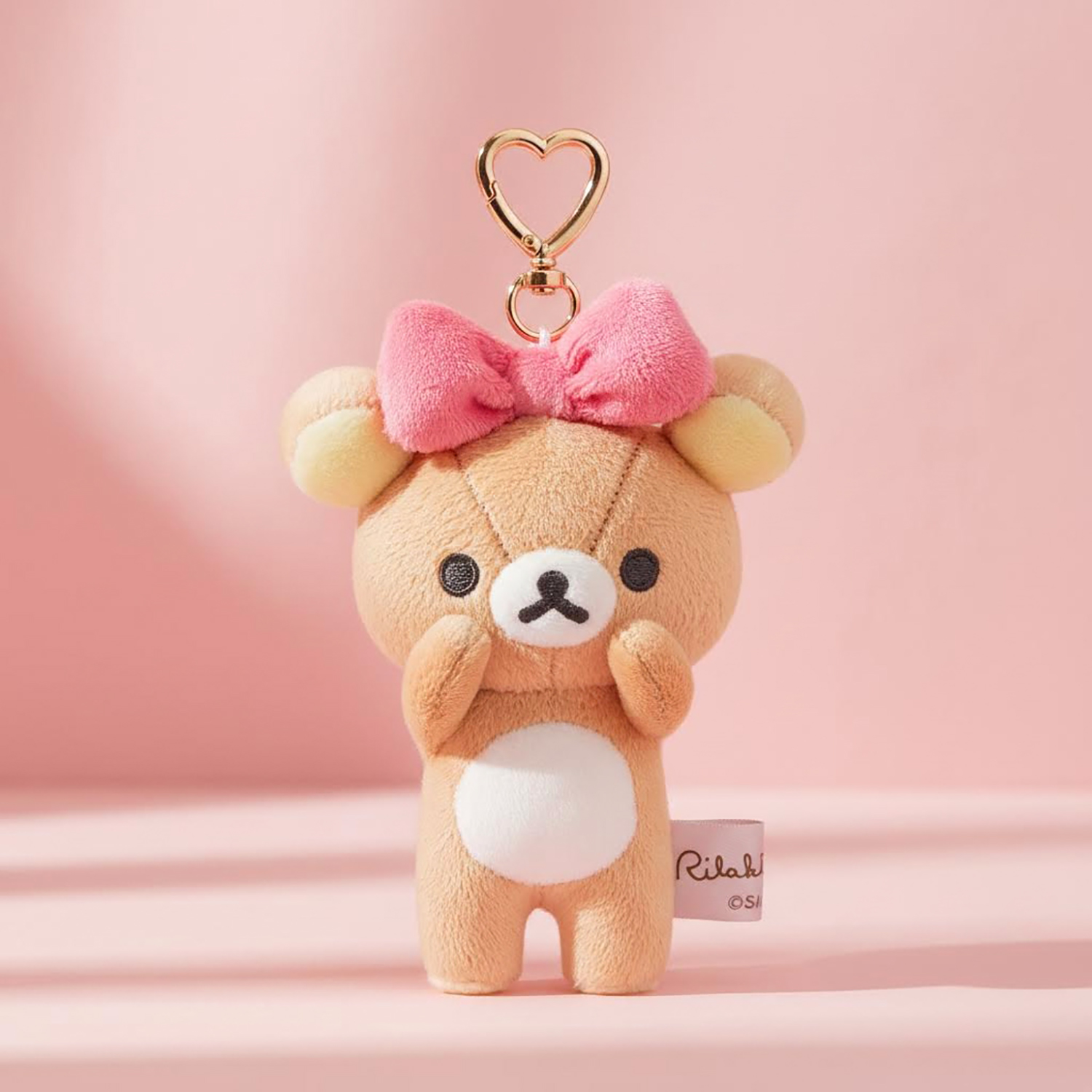 鬆弛熊 - 蝴蝶結系列公仔掛飾 (拉拉熊款)