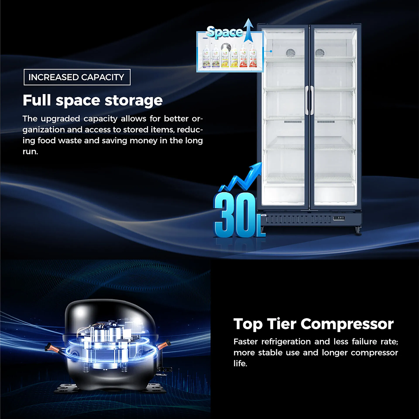 Haier 798L Showcase Chiller (SC-865E)