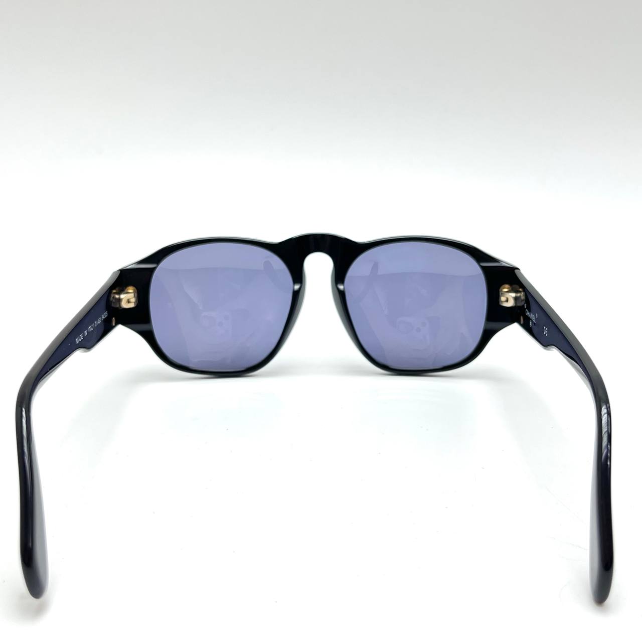 Chanel CC Black Sunglasses GHW