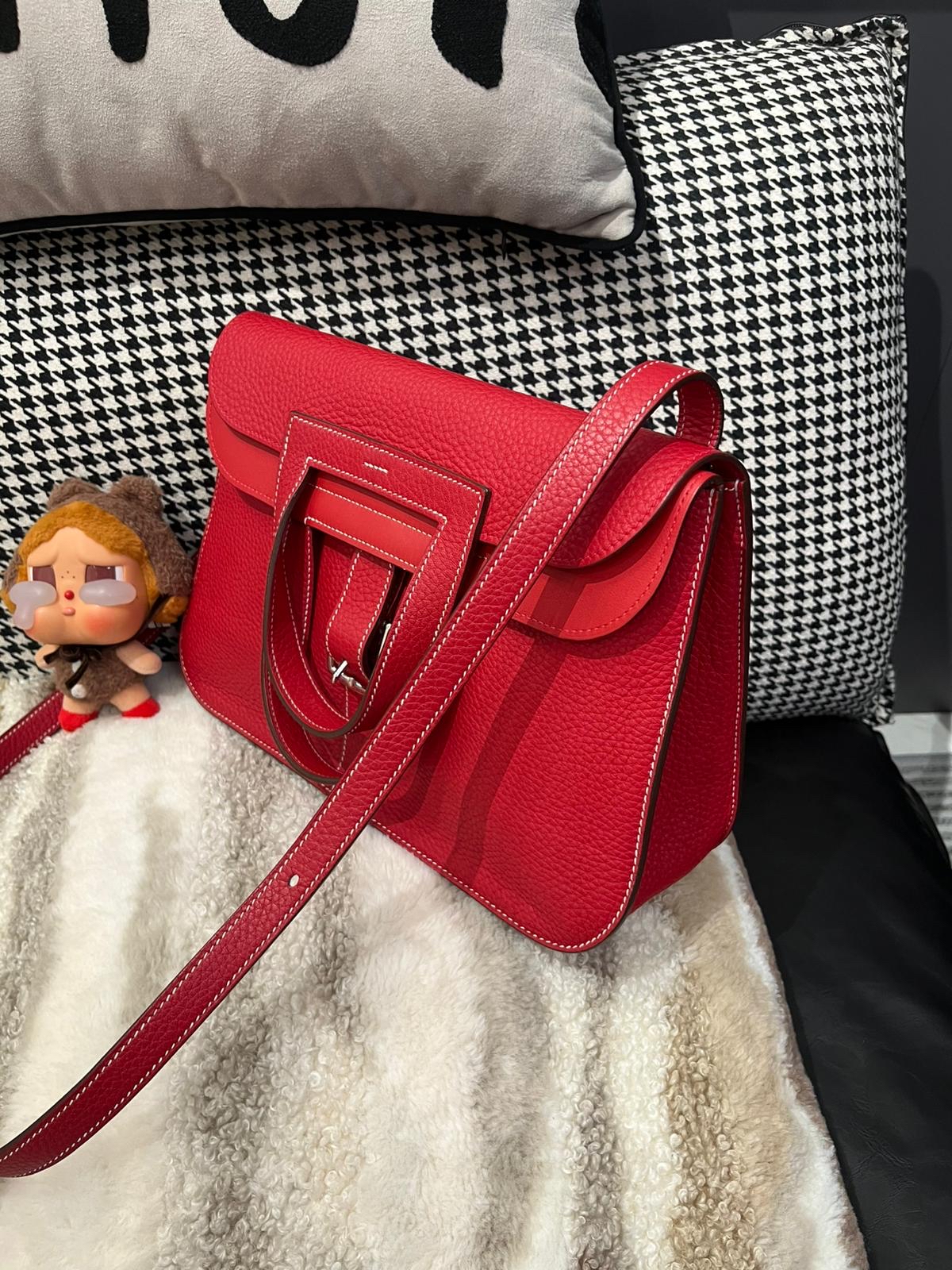 Hermes Halzan 31,STAMP T,100%Authentic ,98%new ✅dust bag  