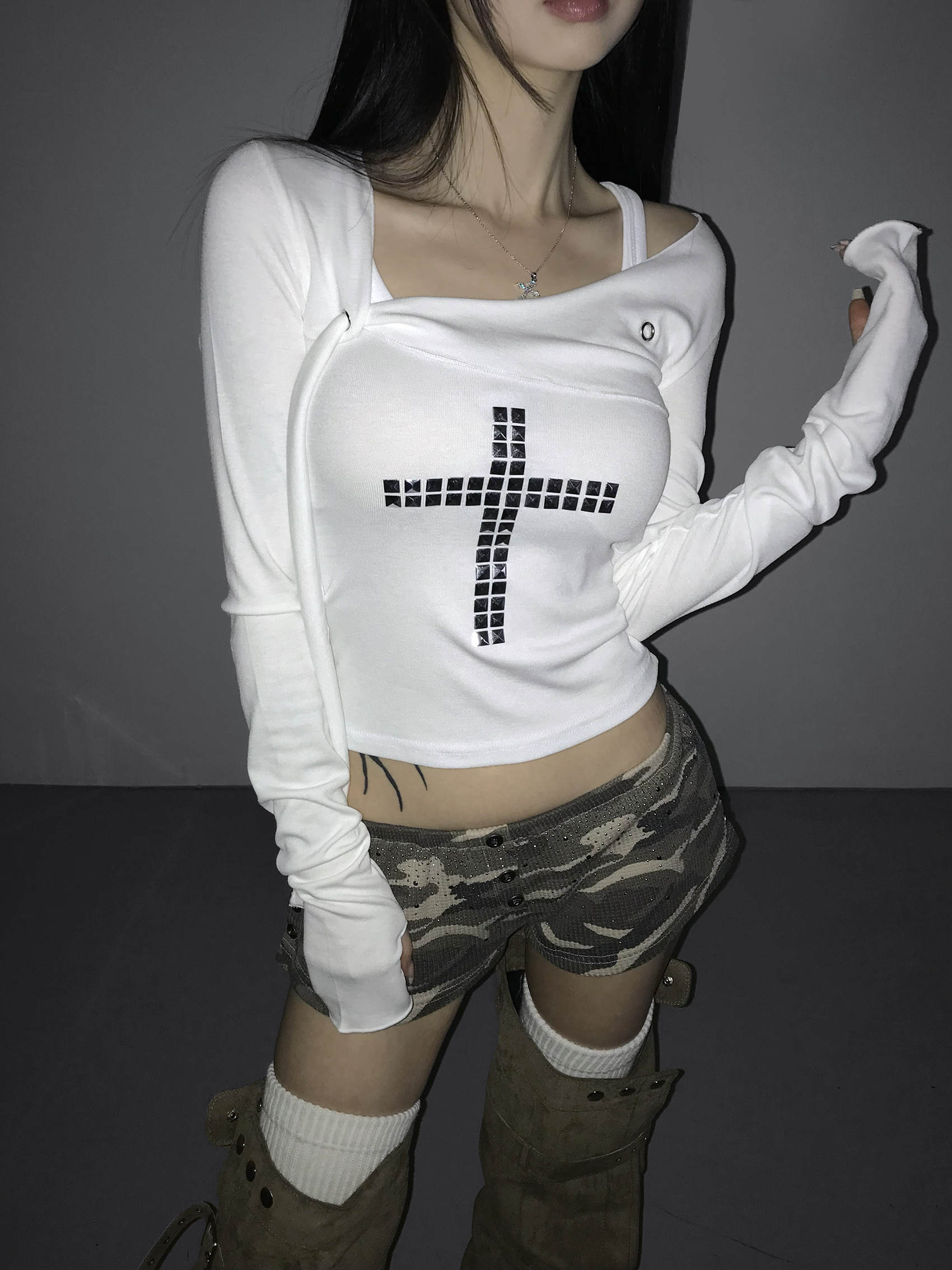 Cross Crop Sleeveless