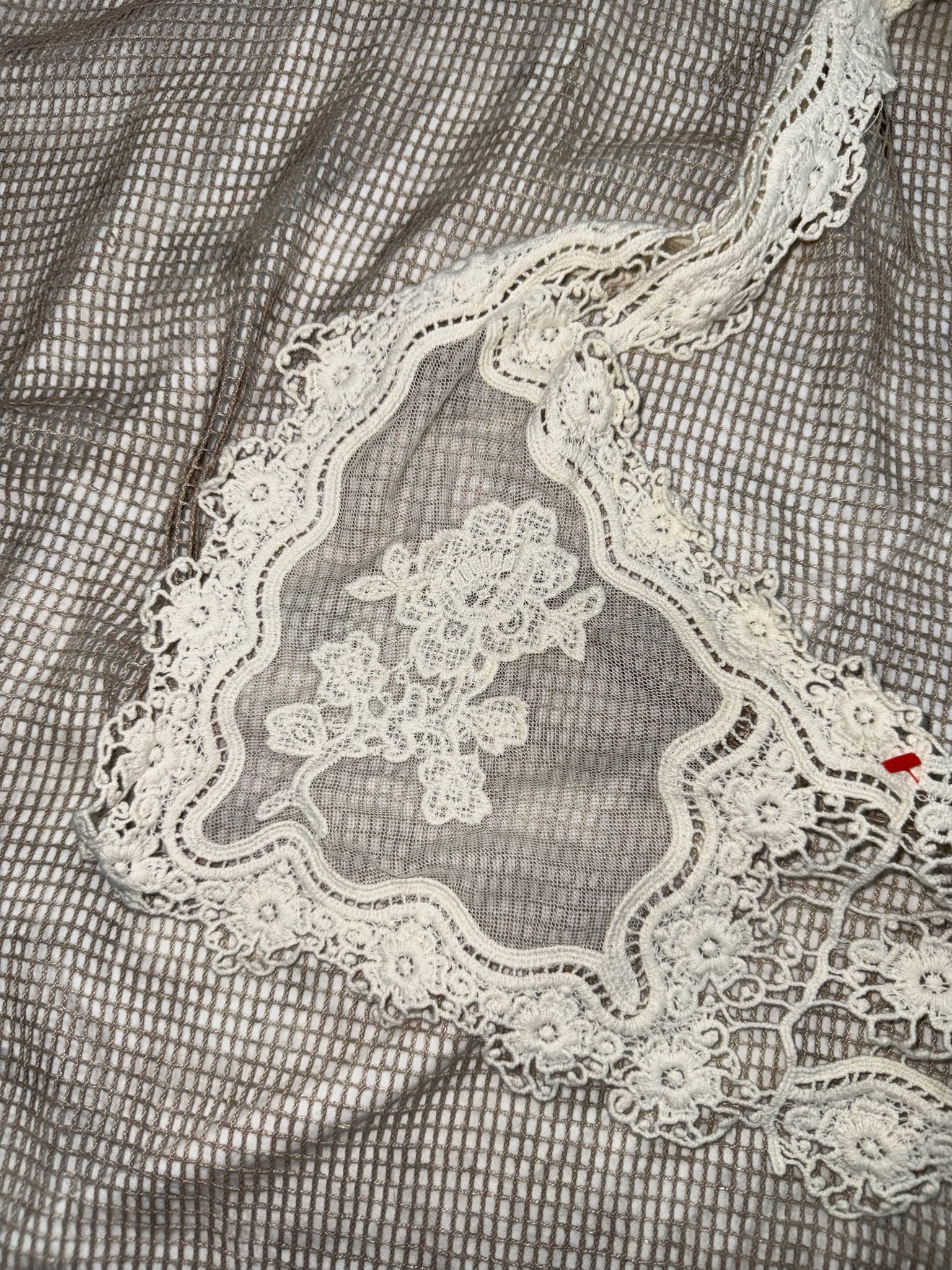 Vintage Sheer Floral Lace Gilet