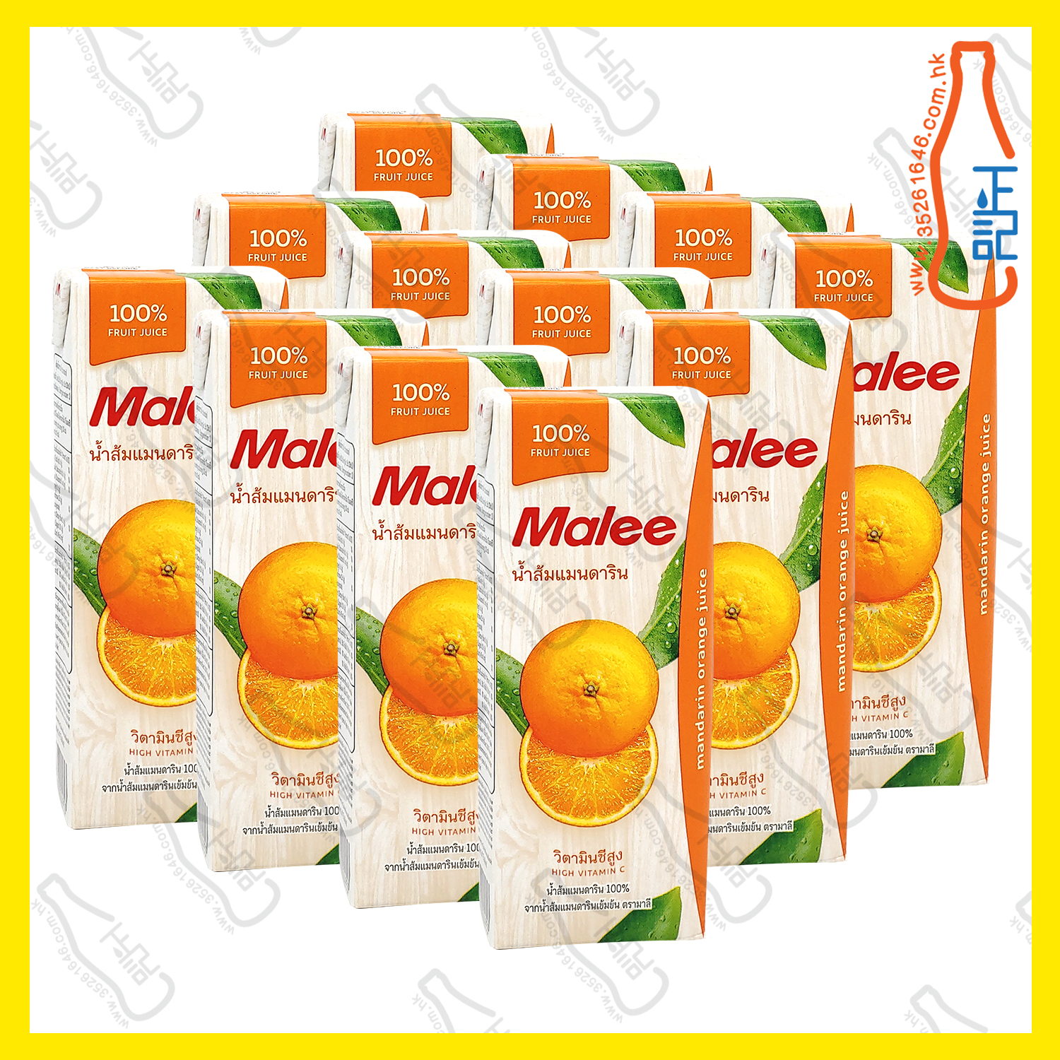 ==Malee 橙汁 200ml x【12包】 /份