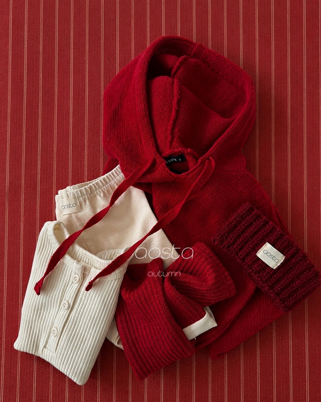 Aosta | [Knit Cookie Hoodie]