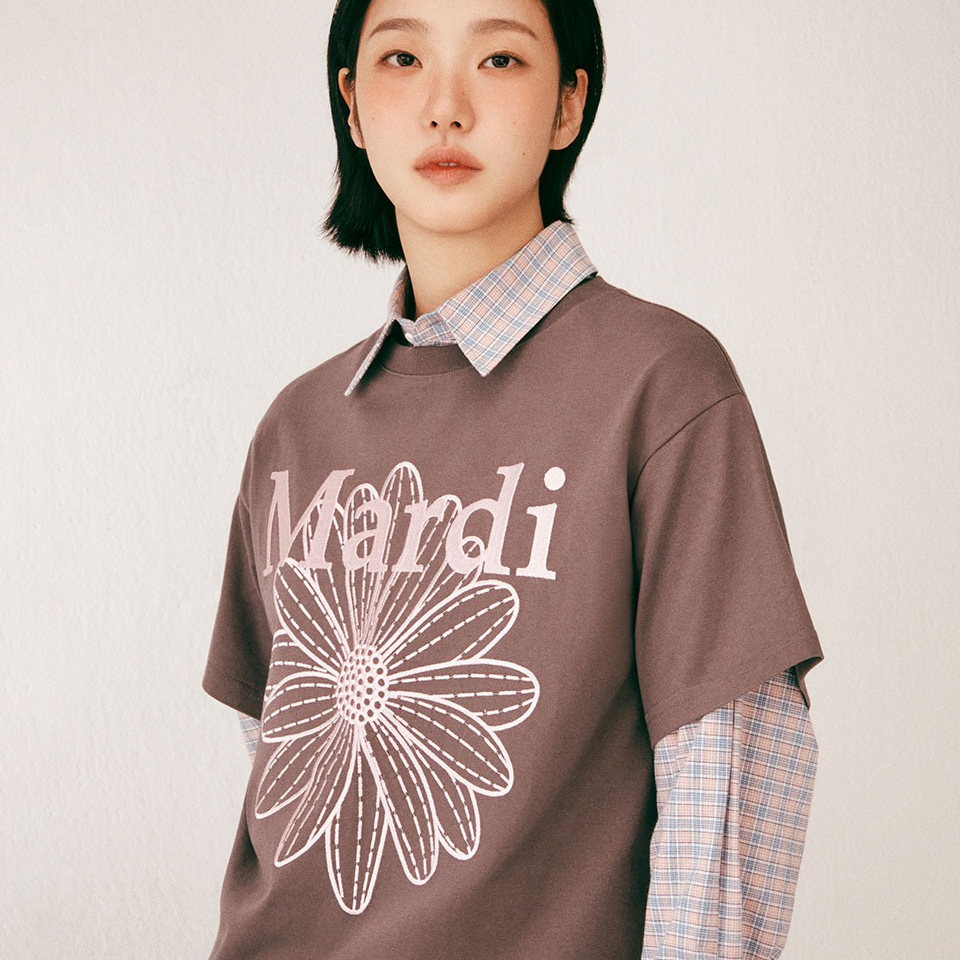 [Mardi Mercredi] TSHIRT FLOWERMARDI NEEDLEWORK (6款)