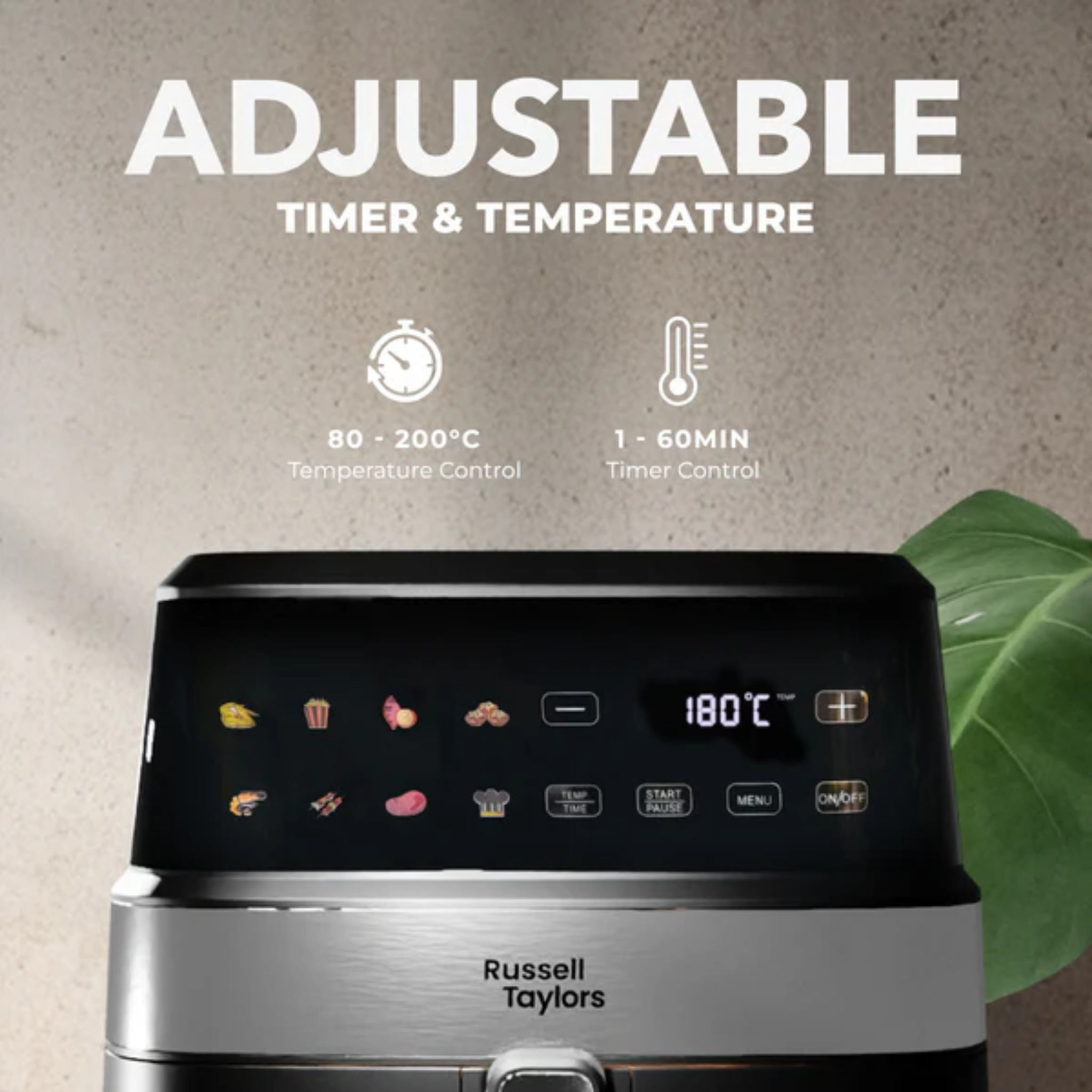 Russell Taylors 6.5L Window Digital Air Fryer (Z7)