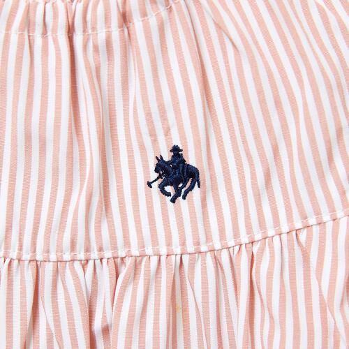 🇯🇵預訂 日本直送🇯🇵Polo Baby刺繡條紋荷葉邊無袖包屁衣