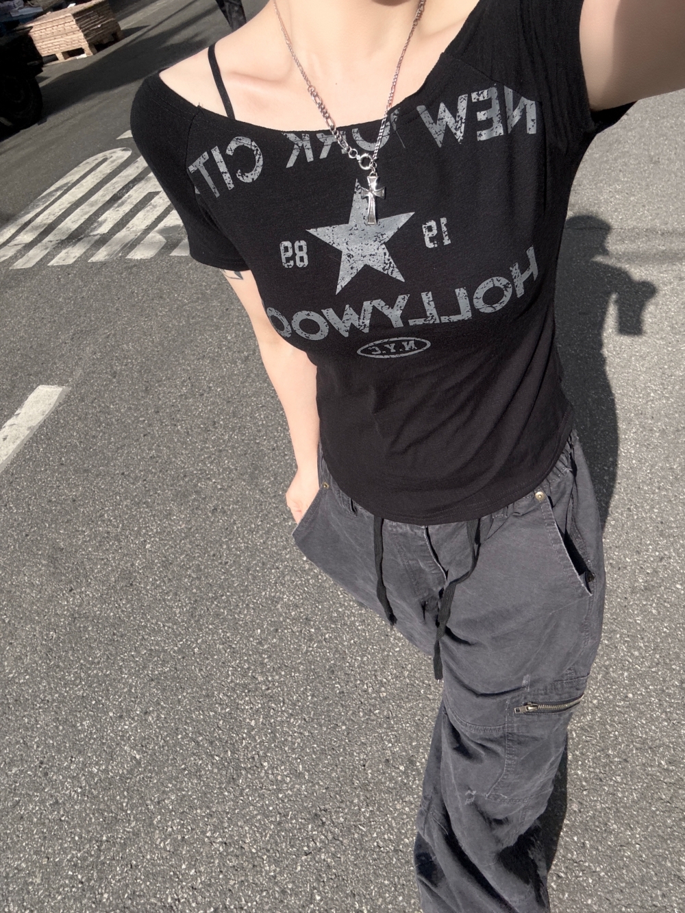 Vintage Wash Star Graphic Tee