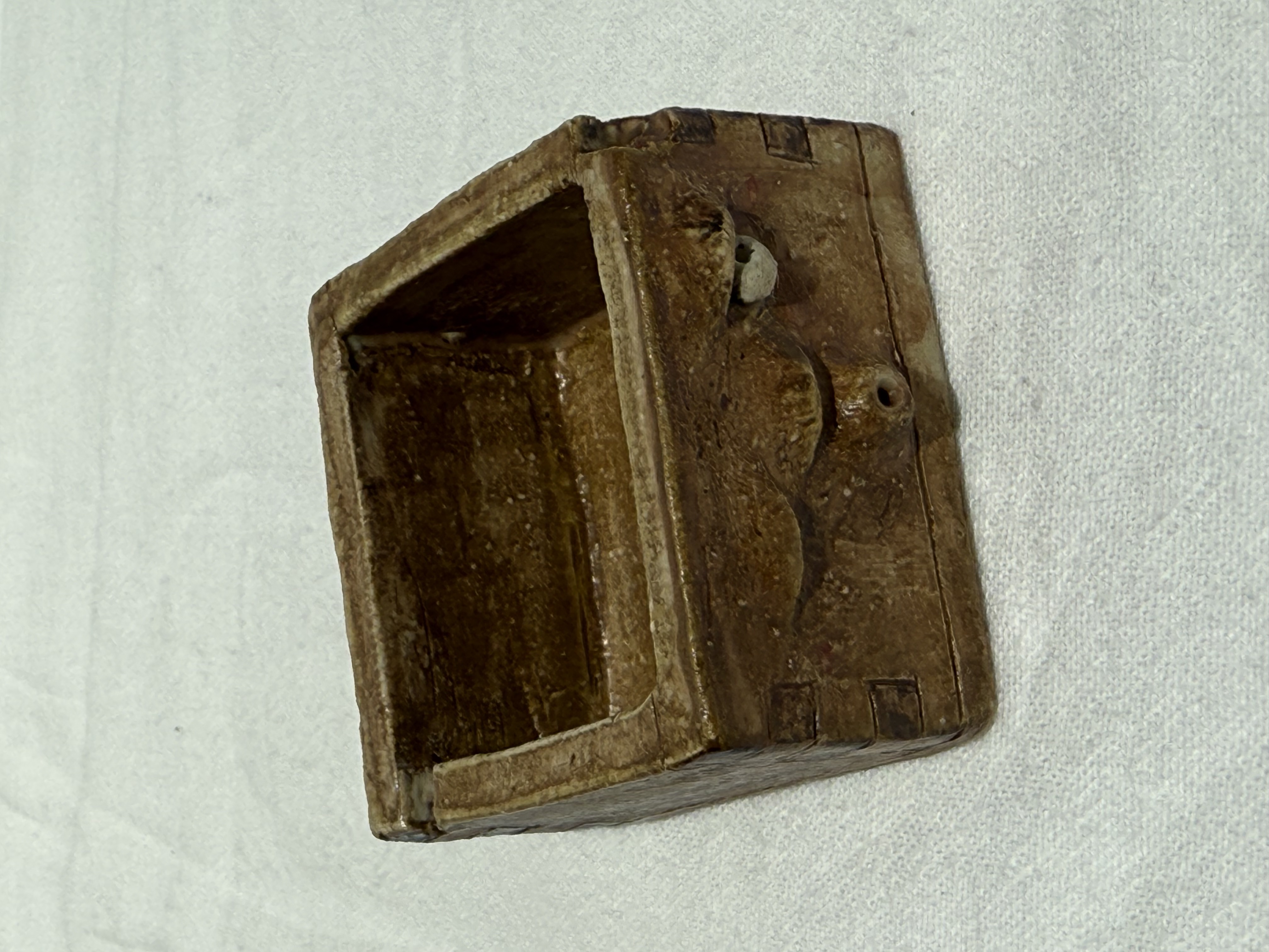 日本作家器 怪獸擺件 置物盒 納豆箱 首飾盒 