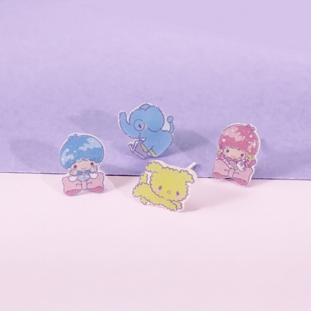 📦訂購 台灣限定 STORY 故事銀飾 X 三麗鷗 Sanrio Little Twin Stars 50th星舞系列 雙星仙子造型耳環