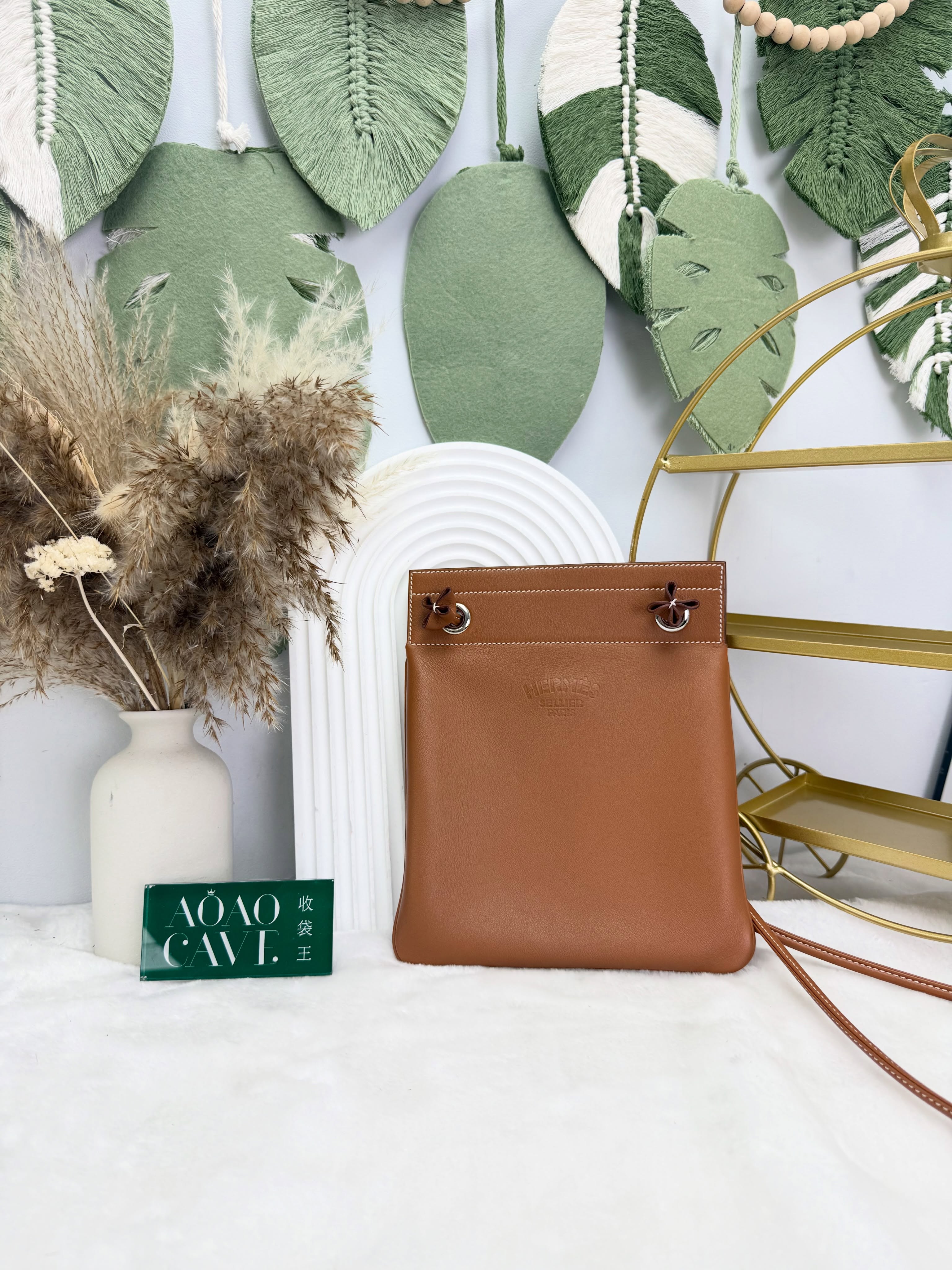 Hermes 👜 PRE OWNED 🛍️gold Aline mini U stamp 全套有單  配件 -塵袋、盒、單🫶🏻