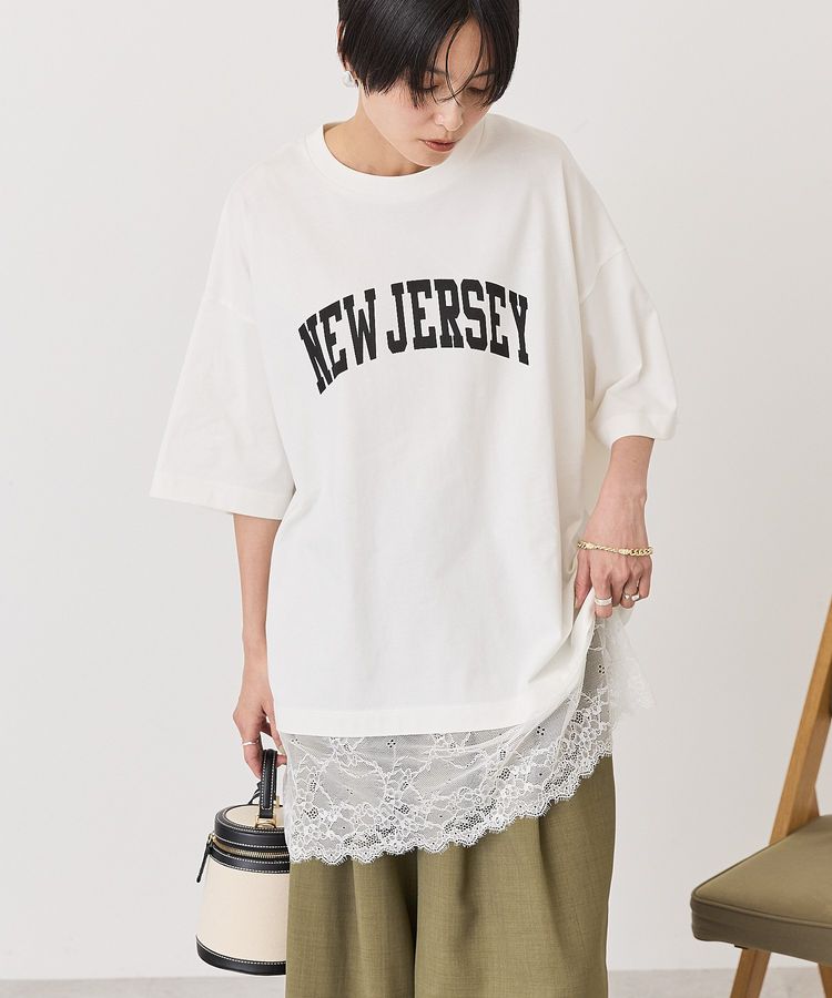 【✨️日本🇯🇵 pre-order lace長版tee✨️】 【共3色 | Free Size | 深灰 / 米白 / 黑色】