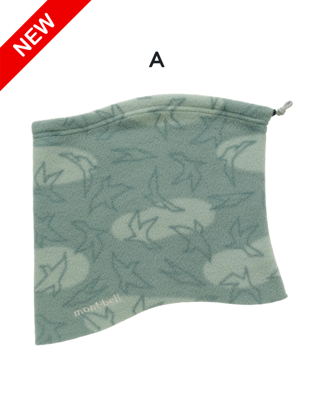 日本代購【 2026新色 日本直送 montbell CLIMAPLUS 100 輕薄 保暖 彈性頸套 | 圍巾 | 頸巾 | adjustable print neck warmer | 男女合用 】