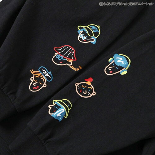 🆕【⭐訂購⭐】🇯🇵  日本直送🌀#櫻桃小丸子 霓虹風格 手繪圖案 長袖TEE［2款選］🌀[ELCA-0210S][260423]