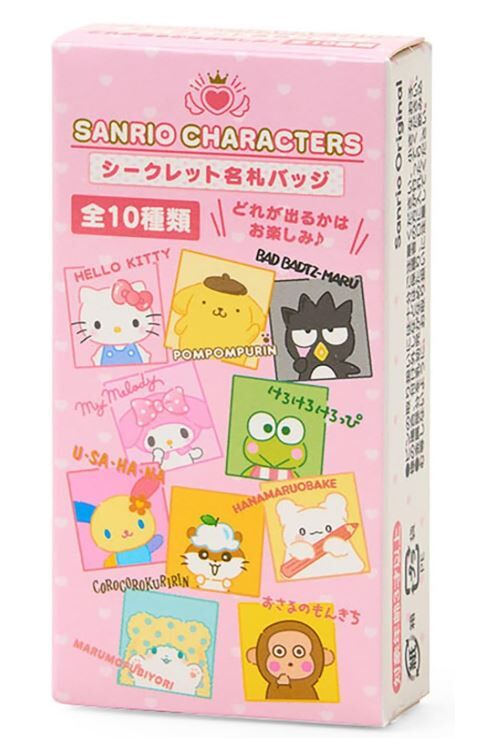 【日本直送】sanrio姓名扣針盲盒 (款式隨機) - 1件 - 現貨