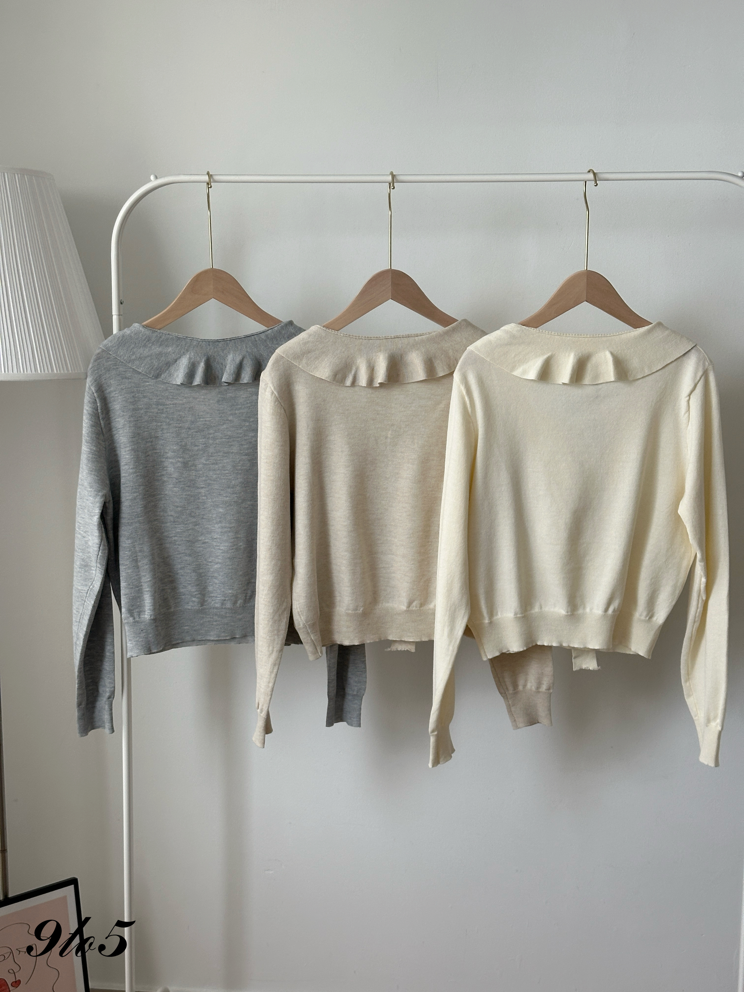 T4386 Long Sleeve Draped Knit Sweater - 3 Colors 