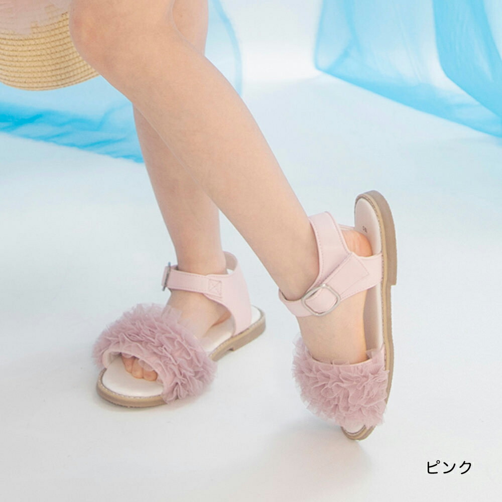 🆕【⭐訂購⭐】 🇯🇵 日本直送🌀春夏款 薄紗荷葉邊 涼鞋［2款選］🌀 [ELEA-0183][260619]