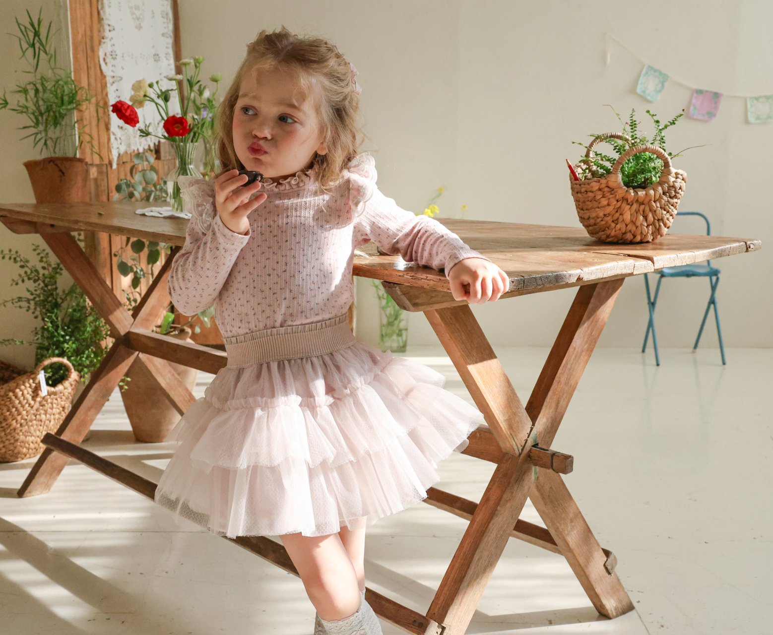 小碎花 Ruffle Top / 小碎花 Legging