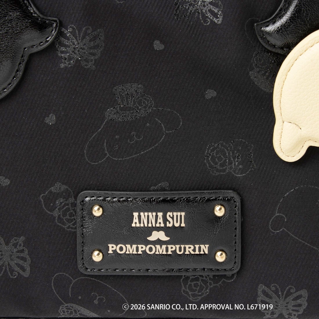 🎀【預訂】Anna Sui x Pompompurin 抽繩手提包