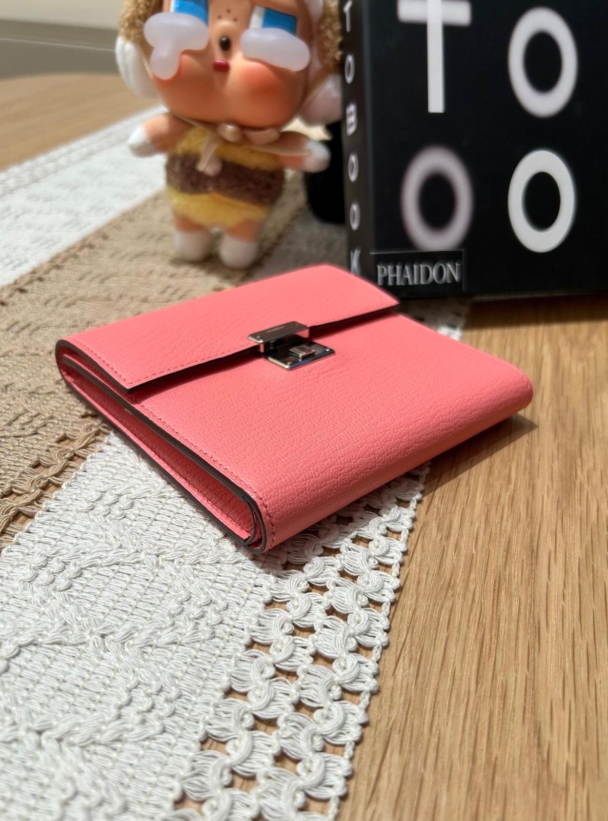 Hermes clic 12 wallet,STAMP D,8W 100%Authentic ,unused 未使用品✅box 