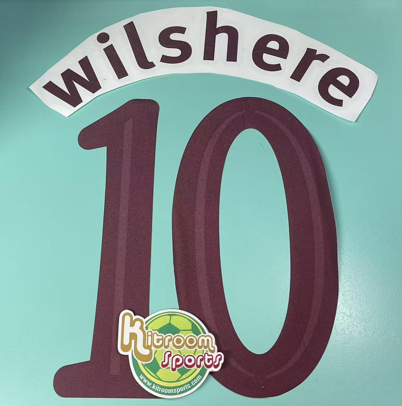 2012-13 Arsenal Away UCL Nameset #10 WILSHERE