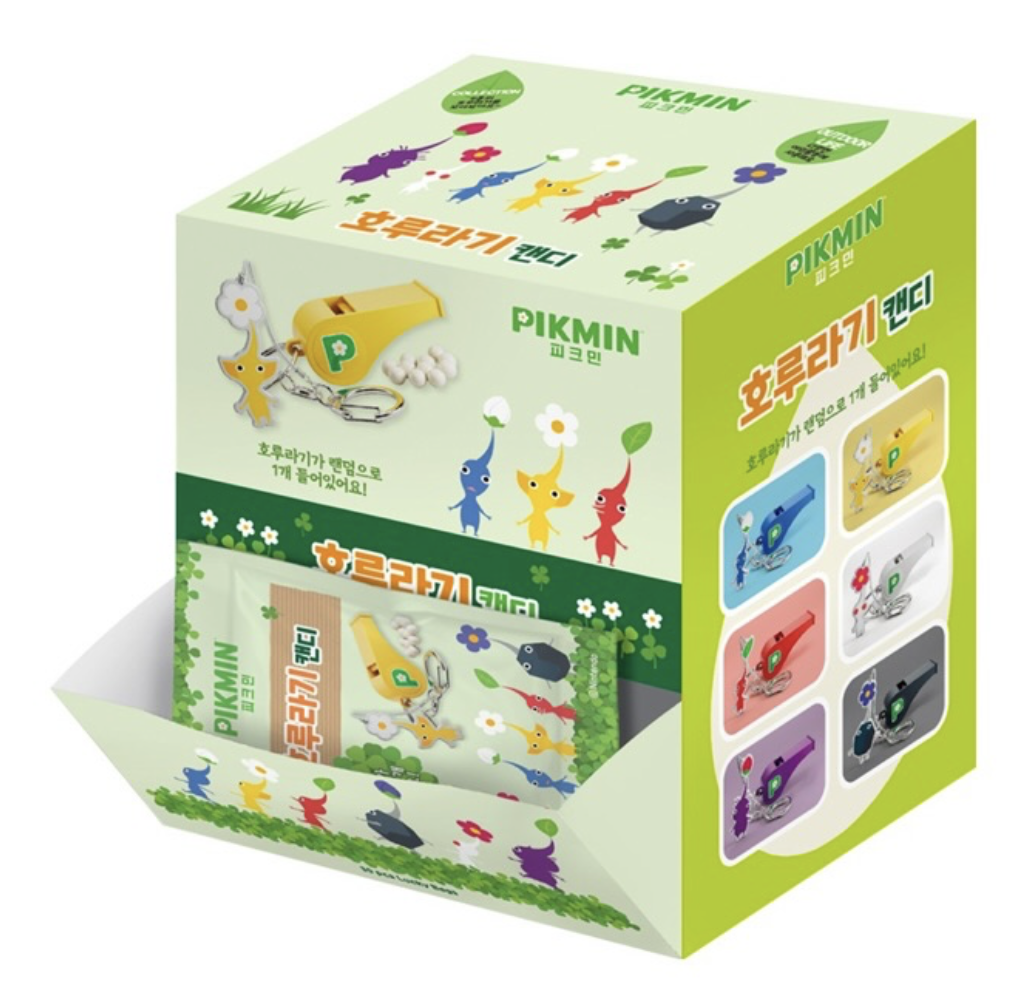 韓國 皮克敏 PIKMIN 任天堂 x CU 6款角色 哨子糖 盲抽 